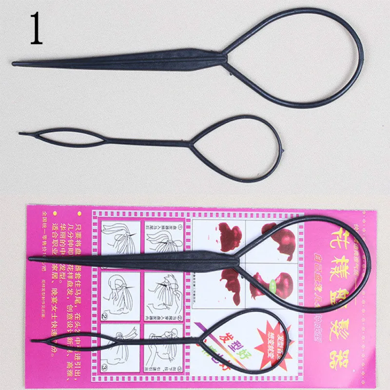 

2PCS/SET Hair Style Hair Styling Tools Hair Accessories Hair Pin Disk For Women Girls Kids headband girls hair accessories
