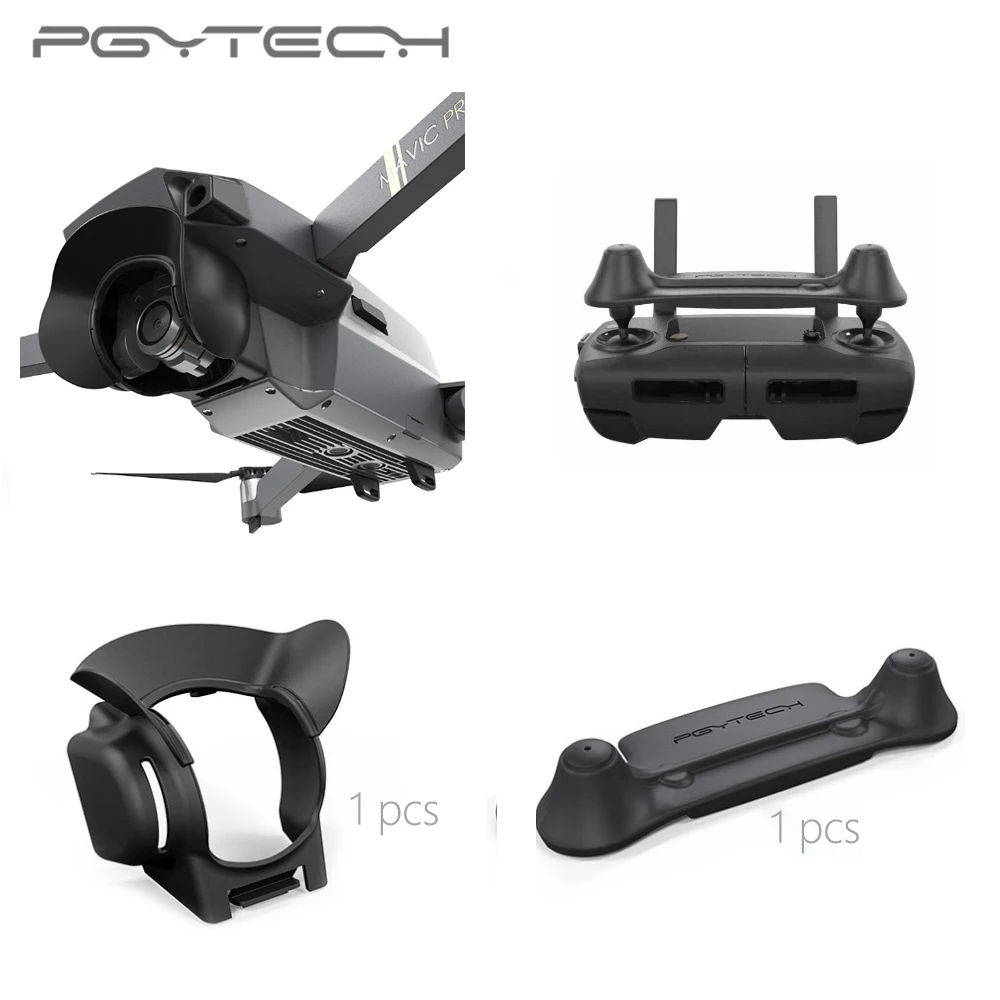 

PGYTECH Remote Control Stick Protector + Lens hood Camera Protector Sun Shade for DJI Mavic Pro Accessories