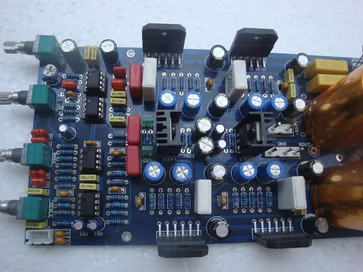 DC12V LM3886 + NE5532 2*70W 140W 2 1 канальный усилитель сабвуфера|Усилители мощности| |
