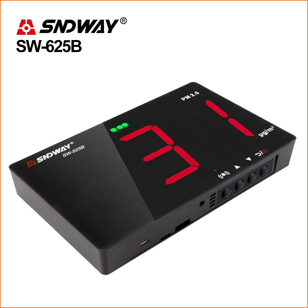 

SNDWAY Gas Analyzers Gas Detector Natural Combustible Detector Wall Mounted Air Quality Monitor Gas Monitor PM2.5 Gas Detector