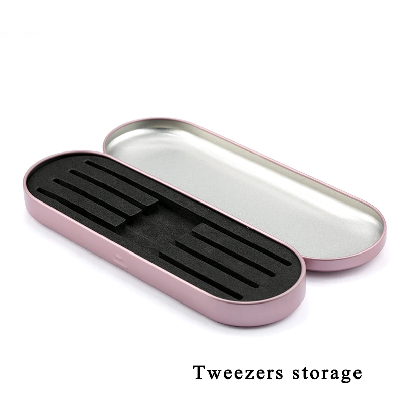 Wholesale 10pcs/lot storage for eyelash extension tweezers eyelash extension tools box for tweezers portable safe makeup tools Wholesale 10pcs/lot storage for eyelash extension tweezers eyelash extension tools box for tweezers portable safe makeup tools