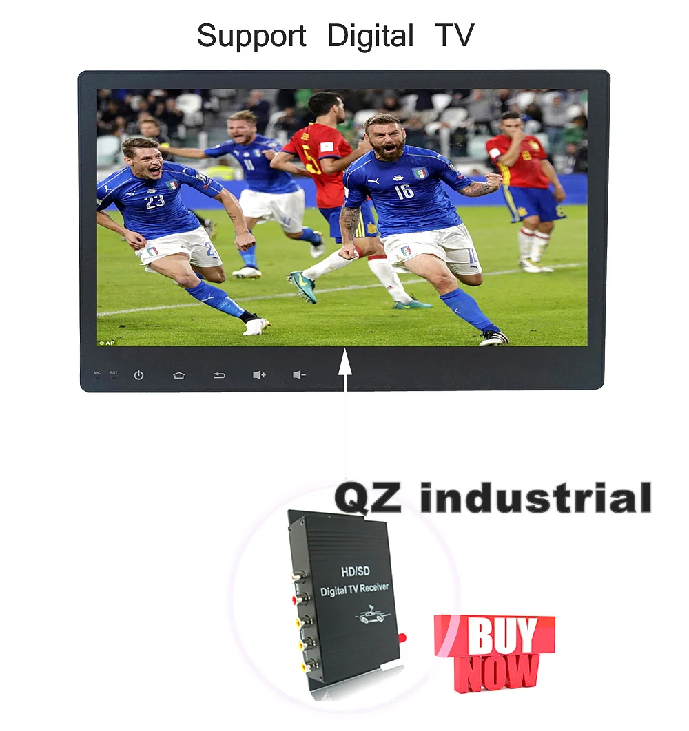 Clearance QZ industrial HD 8inch Android 8.1 T3 for Toyota Hilux Car DVD player with 3G 4G WIFI GPS Radio BT Navigation SWC Stereo RDS Map 14