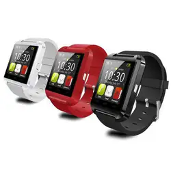 U8 Смарт часы Bluetooth 4,0 для спорта и здоровья анти-потерянный наручные часы телефон Коврики для смартфонов IOS Android htc samsung