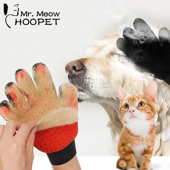 

Hoopet Pet Dog Cat Brush Cleaning Brush Hair Clean Glove Pet Dog Cat Massage Hair Removal Grooming Tool