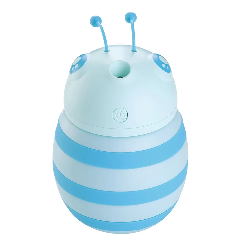 

USB Mini Cool Air Humidifier 300ML Portable Ultrasonic Tower Air Clean Diffuser with LED Night Light for Home Office Car
