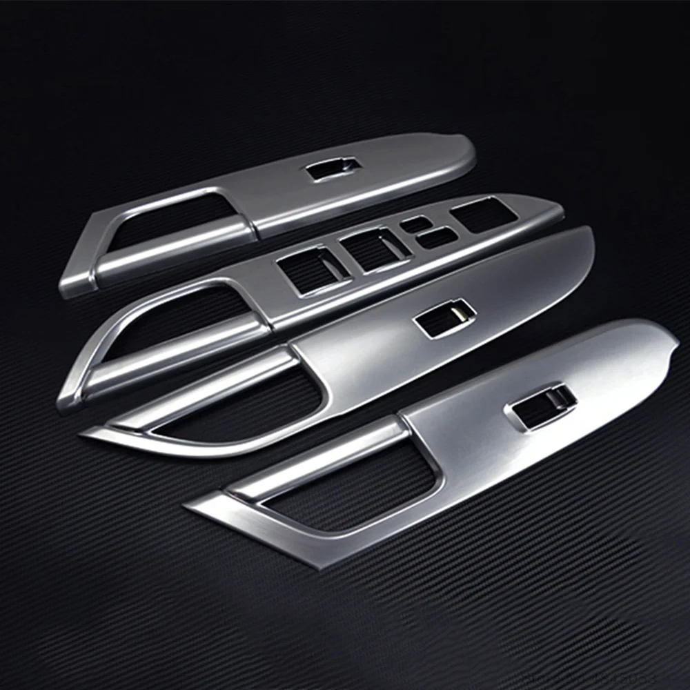 

AITWATT For Mitsubishi ASX 2013 2014 2015 ABS Matte Window Lift Button Switch Armrest Cover Trims For Left-handed Driving
