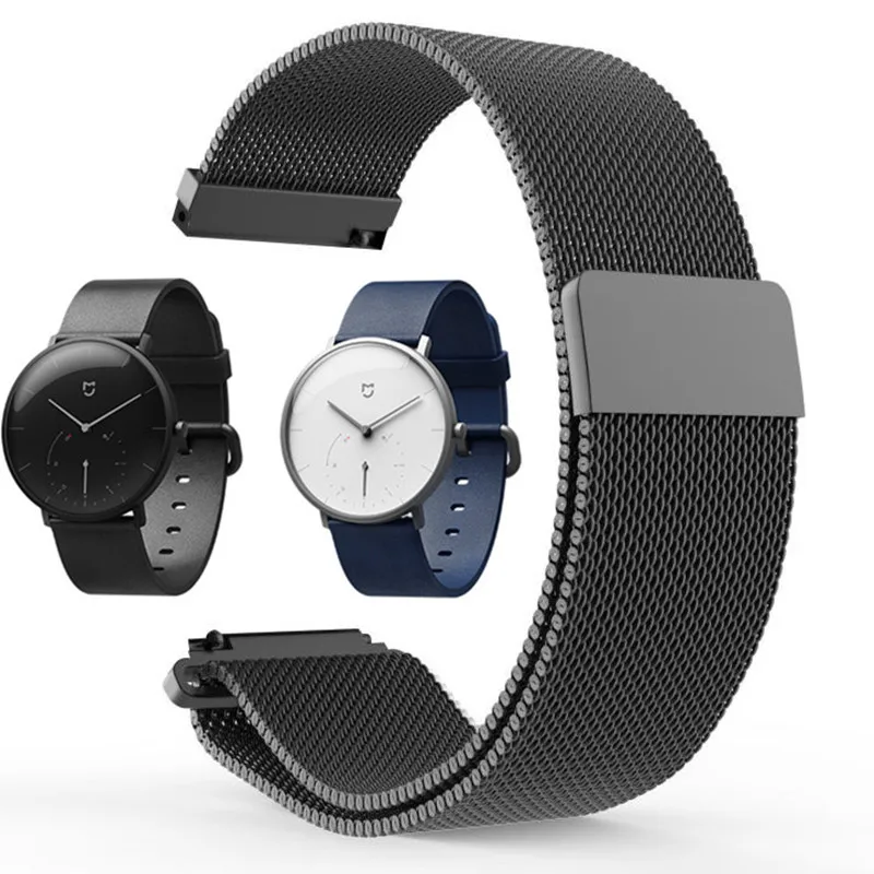 

Bracelet for Xiaomi Mijia Quartz Watch Strap/Screen Protector Watch Wrist Metal Stainless Steel Quartz Watch Belt H30