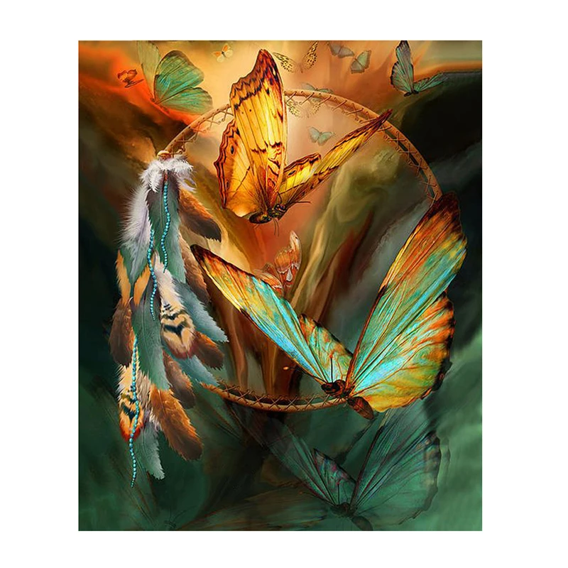 DIY-Diamond-Painting-full-square-paintings-rhinestones-wall-sticker-animal-embroidery-with-diamonds-butterfly-needlework-30x40cm