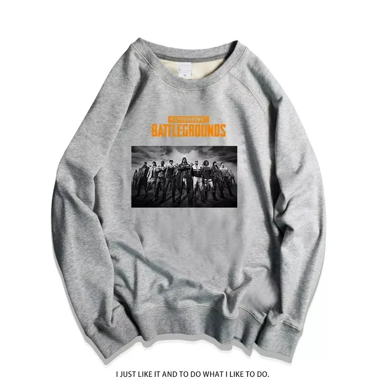  [STOCK]2018 Hot Game PUBG Playerunknown's Battlegrounds Autumn thin Hoodies Unisex S-XXXL For Hallo