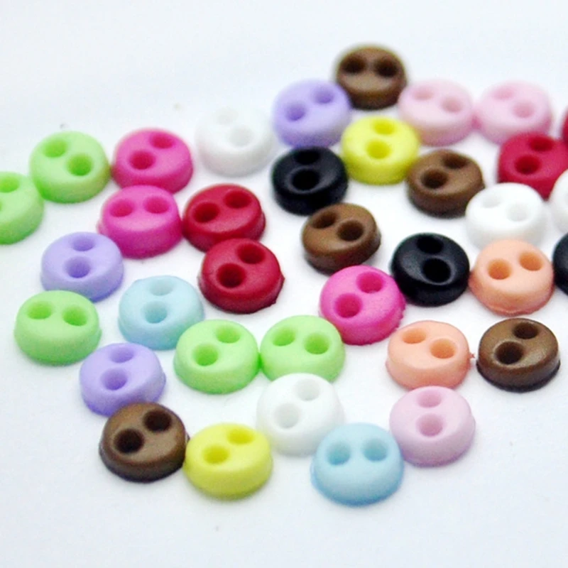 

50PCS/lot 4MM Round Mini Button Invisible Snaps Fastener Press-stud mini buckle Snap for BJD Dolls DIY Doll Clothes Accessories