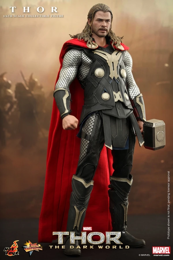 Original Hot Toys -Thor: The Dark World: 1/6th scale Thor Collectible Figure Specification Bonecos | Игрушки и хобби