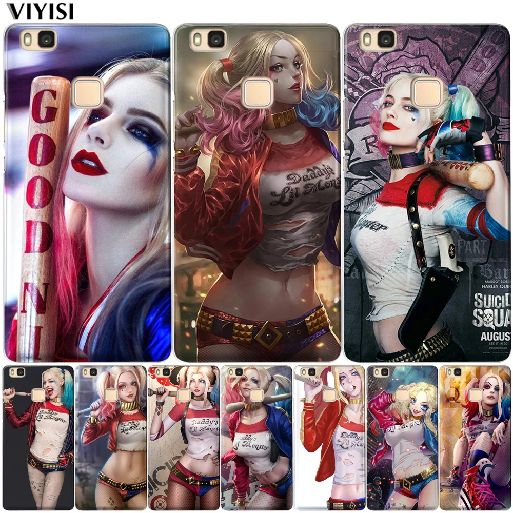 

Cool Harley Quinn Phone Case For Huawei P20 P10 P9 P8 Lite Y5 2017 Y6 II Pro Y7 honor 6A X Mate 9 10 Lite Nova 2 Plus case Cover