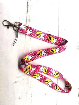 

New 30 pcs cartoon Bow Hand Minnie Cello Phone Key Chain Neck Strap Keys Lanyards gift X-25