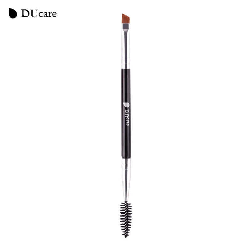 

DUcare 1 pcs Double Head Eyebrow Brush Makeup Eyebrow Brush+Eyebrow Comb Brush Portable Cosmetic Eyebrow Brush Tool