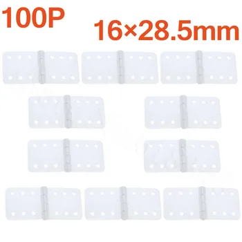 

Pinned Nylon Hinges 16x28.5 mm RC Model Airplanes Replacements Parts (Pack of 100)