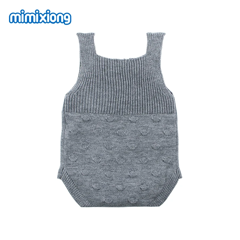 Newborn Body for Girls Sleeveless Bodysuits Tops Fashion Solid Color Knit Infant Bebes Onesie Toddler Children Jumpsuits Clothes
