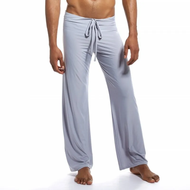 Comprar Pijamas para hombres ropa interior sexy hombres atan leggings cómodos ropa de dormir en casa pijama para tiempo libre pantalones de dormir para hombres