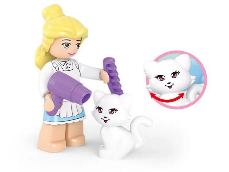 0515-SLUBAN-Girl-Friends-Pet-Grooming-Store-Model-Building-Blocks-Enlighten-DIY-Action-Figure-Toys-For