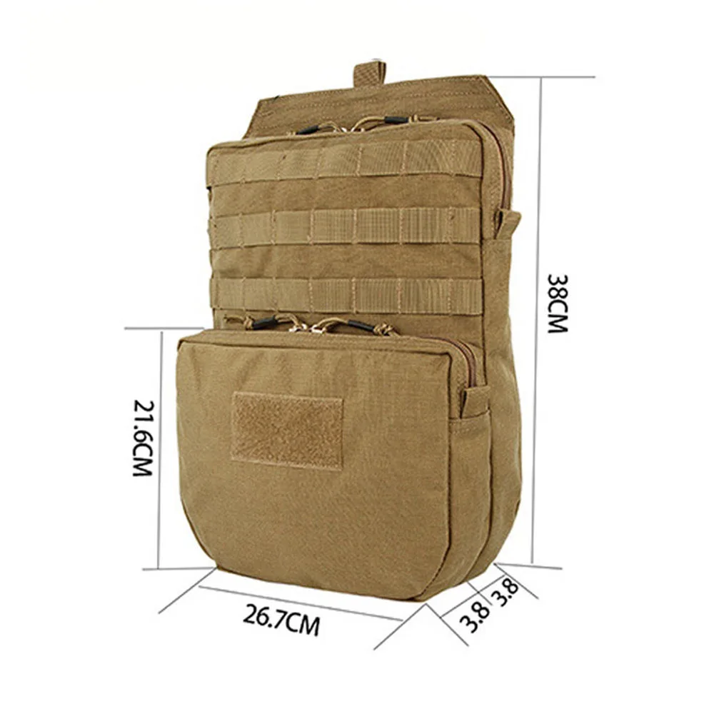 SPANKER 3L Tactical Molle Portable Hydration Pack Fit JPC Vest Outdoor Hunting Water Bag Military Assault Backpack 1000D Nylon