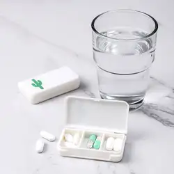 4 стиля Mini 3 сетки Pill Box медицины Tablet хранения Диспенсер Органайзер контейнер инструмент