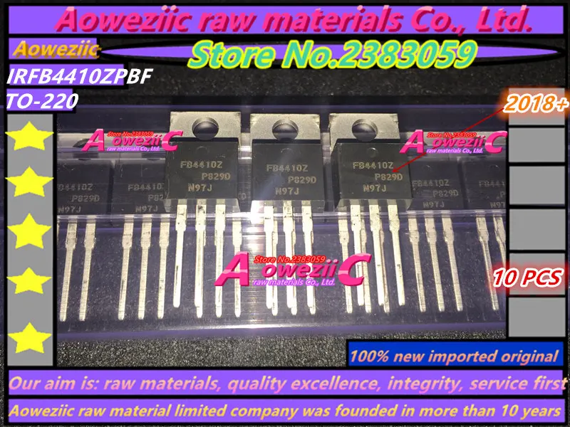 

Aoweziic 2018+ 100% new imported original IRFB4410ZPBF FB4410Z IRFB4410Z TO-220 power MOS tube 97A 100V