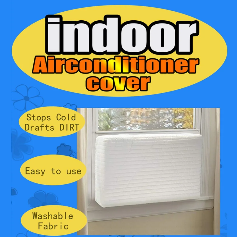 Window Air Conditioner Cover Durable Assembly Convenient Window Indoor