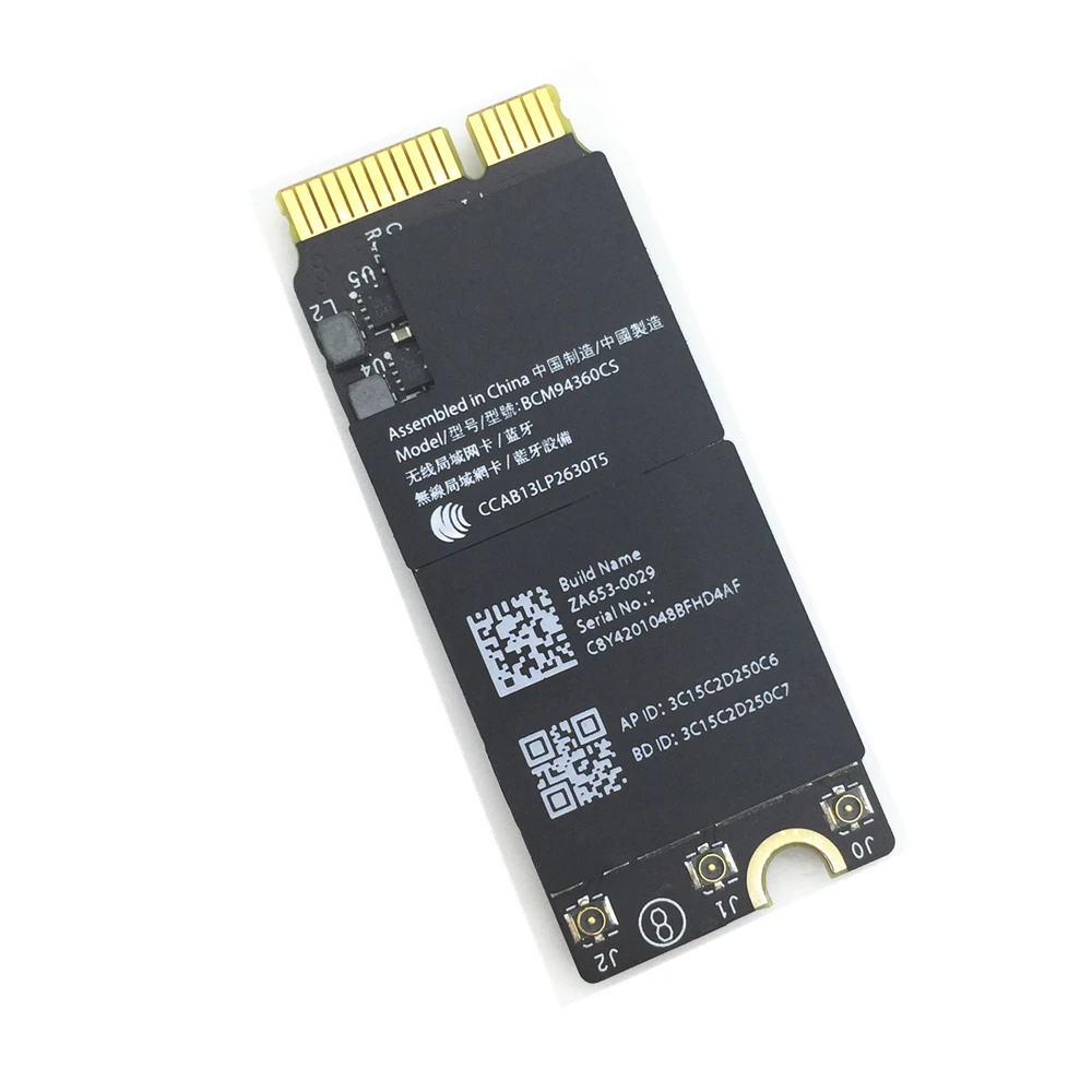 Новинка 653-0029 для Macbook Pro A1502 WiFi 802.11ac Bluetooth 4,0 карта BCM94360CSAX BCM94360CS полностью протестирована