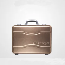 Металлический Чемодан алюминиевый сплав переноска чемодан на колесиках высокопрочная сумка TSA разблокировка