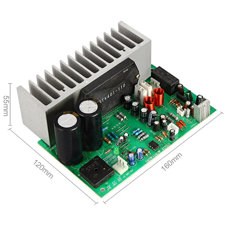 Stk401 аудио усилитель доска Hifi 2,0 канал 140W2 усилитель мощности плата Ac24-28V домашнего аудио за 7294/3888 T0342