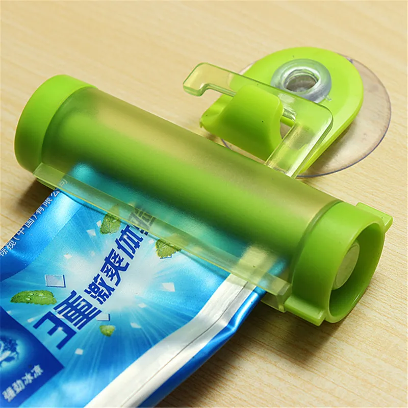 Зубная паста роликовый соковыжималка Пластиковый Дозатор трубка партнер подвесной держатель присоска