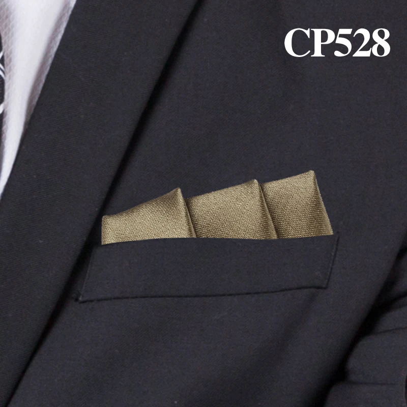Атласный носовой платок для мужчин карамельный цвет мужские s костюмы Карманный квадратный бизнес полотенце для сундуков носовой платок - Цвет: CP528