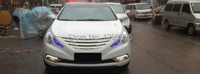 Высокое качество автомобиля Передняя решетка решетки для hyundai SONATA 8 2011- Аксессуары