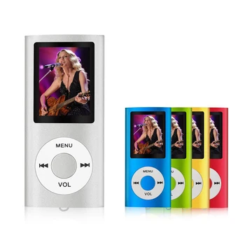 

MP3 / MP4 Player supports 64 GB Micro SD Card with Photo Viewer, E-Book Reader and Voice Recorder and FM Radio Video