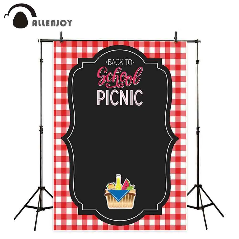 Allenjoy background photographic lattice picnic blanket frame back to