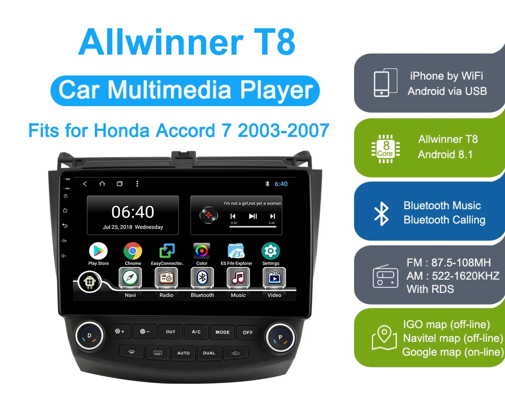 Clearance AUTOTOP Android 8.1 Car DVD GPS Player For Honda Accord 7 2003-2007 Car Multimedia Player Bluetooth WiFi Radio Car Navigation 0 Clearance AUTOTOP Android 8.1 Car DVD GPS Player For Honda Accord 7 2003-2007 Car Multimedia Player Bluetooth WiFi Radio Car Navigation 0