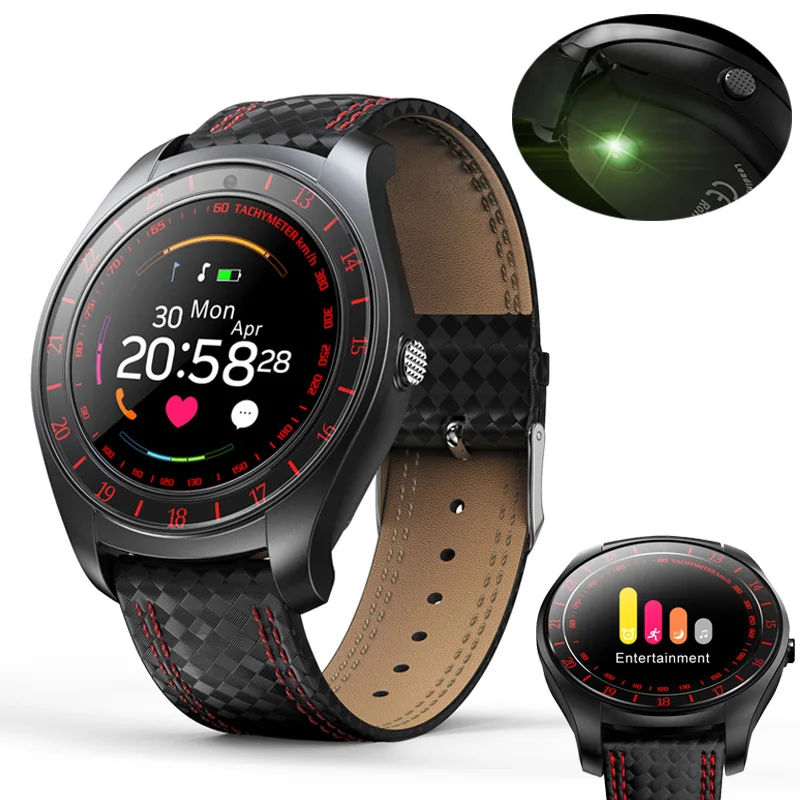 

Smart Watch Men Women Heart Rate Monitor Bluetooth Pedometer Fitness Sports Smartwatch With Camera Support SIM Card For Android