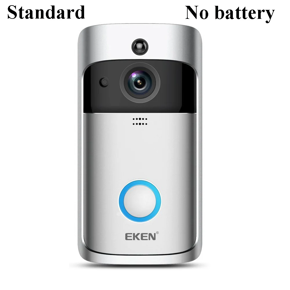 Eken V5 Wifi умный дом видео дверной звонок камера Дверной звонок с колокольчиком ночного видения PIR датчик движения приложение управление - Цвет: Option 1