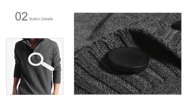LLYGE мужской поддельный свитер из двух частей с длинными рукавами и пуговицами, черный, серый, вязаный пуловер, мужские повседневные