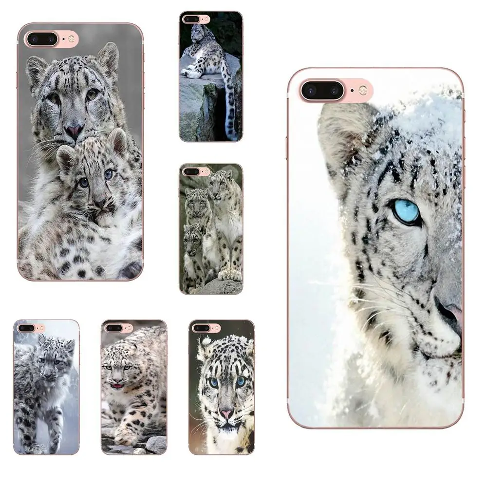 

Blue Eye Snow Leopard For Galaxy A3 A5 A7 On5 On7 2015 2016 2017 Grand Alpha G850 Core2 Prime S2 I9082 Soft TPU Case Cover
