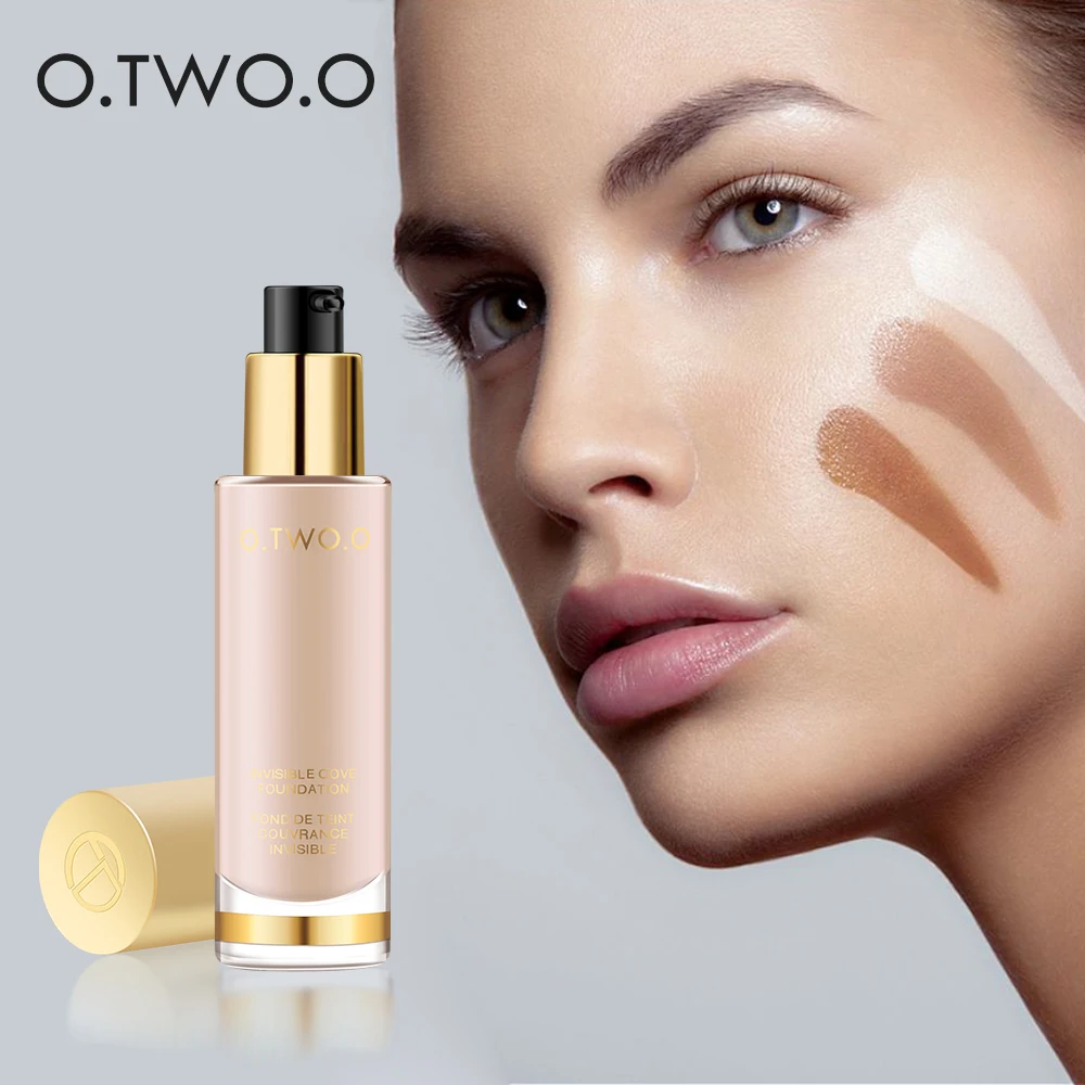 O.TWO.O Face Base Concealer Foundation Liquid Makeup Natural Matte