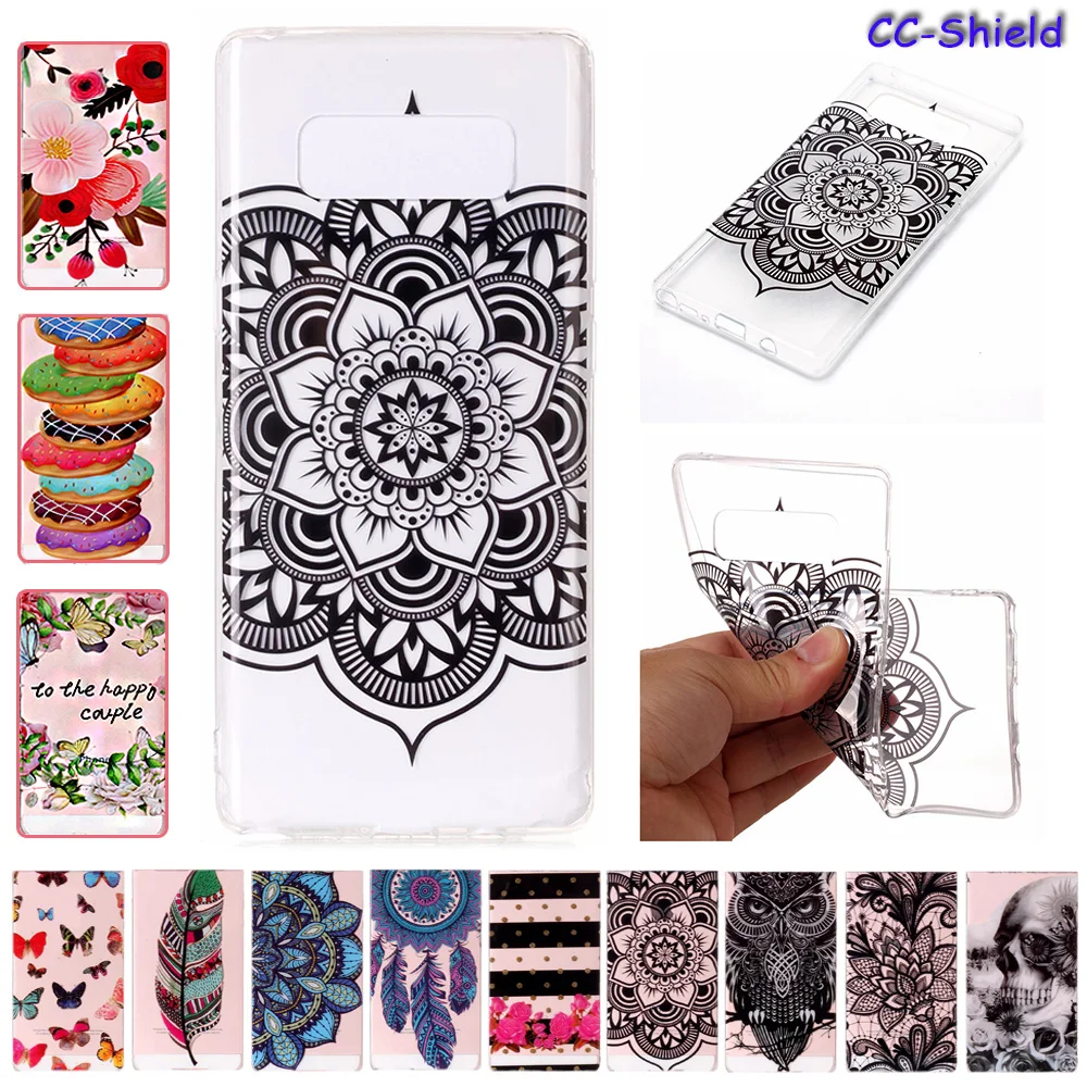 

Soft TPU Case for Samsung Galaxy Note 8 N950 N950F N950F/DS N950FD SM-N950F SM-N950F/DS Transparent Silicone Phone Cases Cover