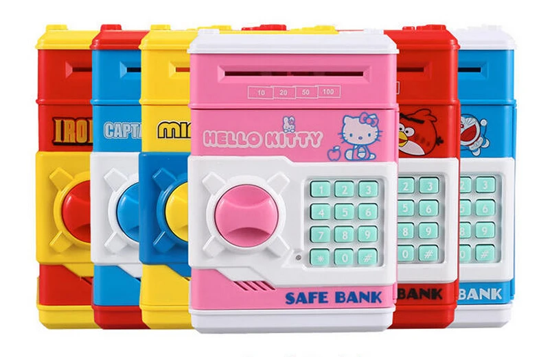 Child piggy bank password box strongarmer birthday gift large toy in