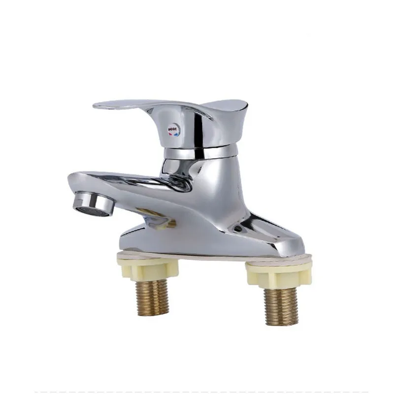 

Simple Design Dual hole Zinc Alloy Basin Mixer Water Faucet Hot and Cold Mixer DONA3108
