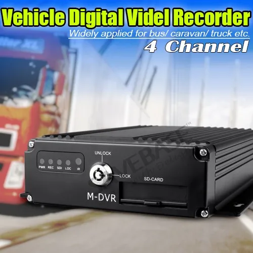 HOMSECUR 4 CH HD sd-карта HGV Автомобильный видеорегистратор Cam приборный видеорегистратор циклическая запись перезапись