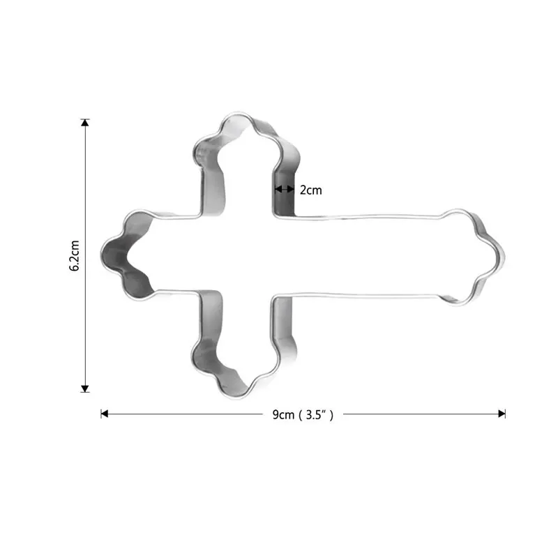 OBRKING металлический крест резка для печенья и помадки форма для печенья торт сахарный поделка формы DIY украшения кухни выпечки Изделия для выпечки
