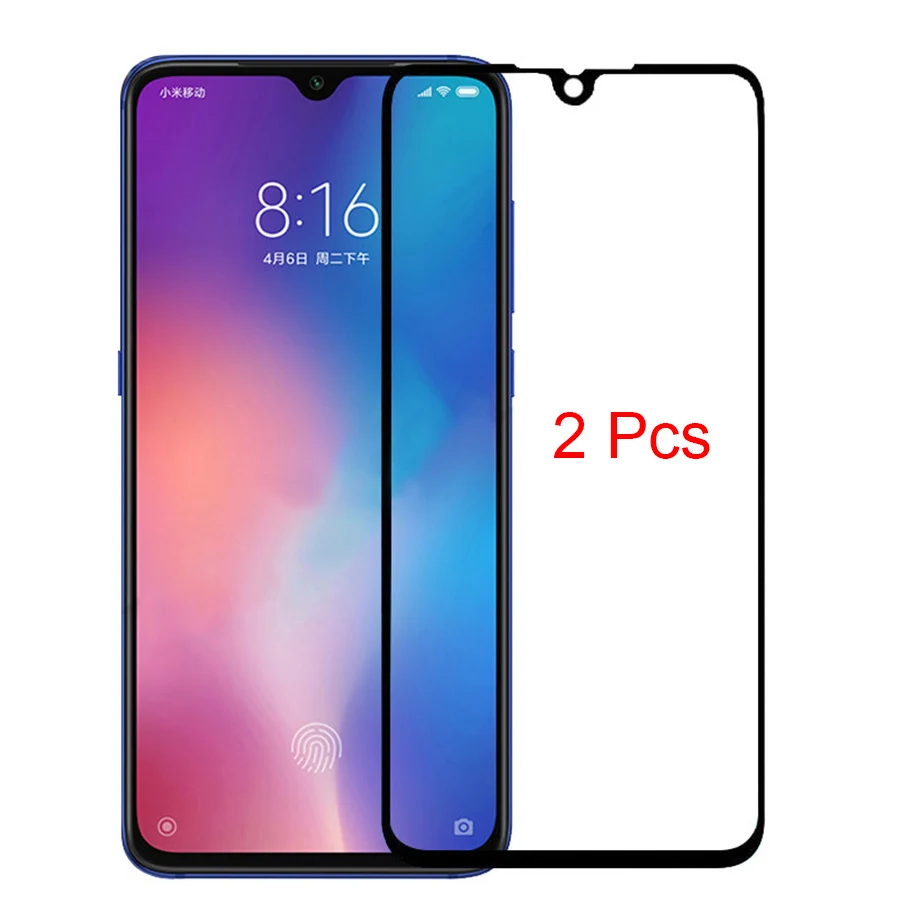 2 шт для Xiaomi Redmi 7A закаленное стекло Note 7 Pro защитная пленка полное покрытие Xiomi Mi 9 SE