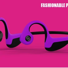 Новые костной проводимости беспроводные стерео наушники с Bluetooth спортивные наушники с микрофоном для бега PK AfterShokz Trekz Air