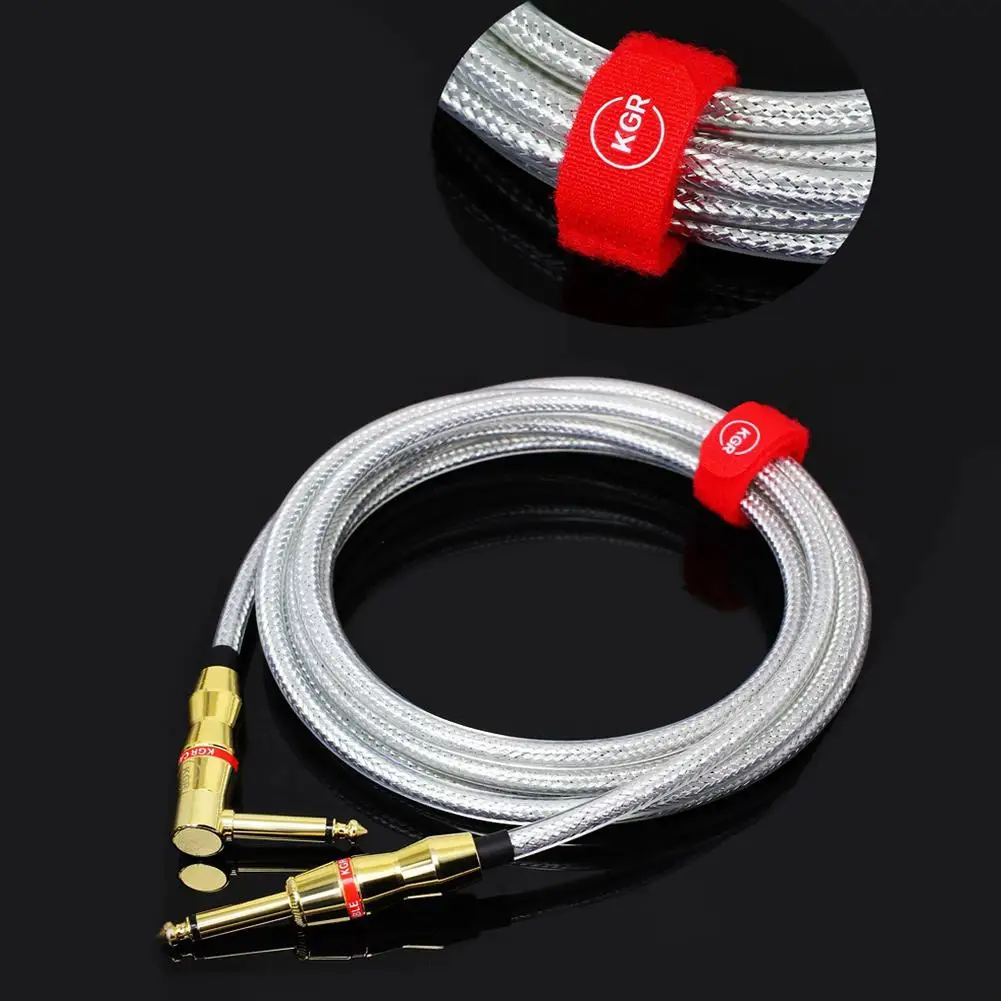 3M/6M Guitar Audio Cable Electric Guitar Bass Connecting cord Line for Electric Guitar Box Drum Instrument Accessories 17AWG