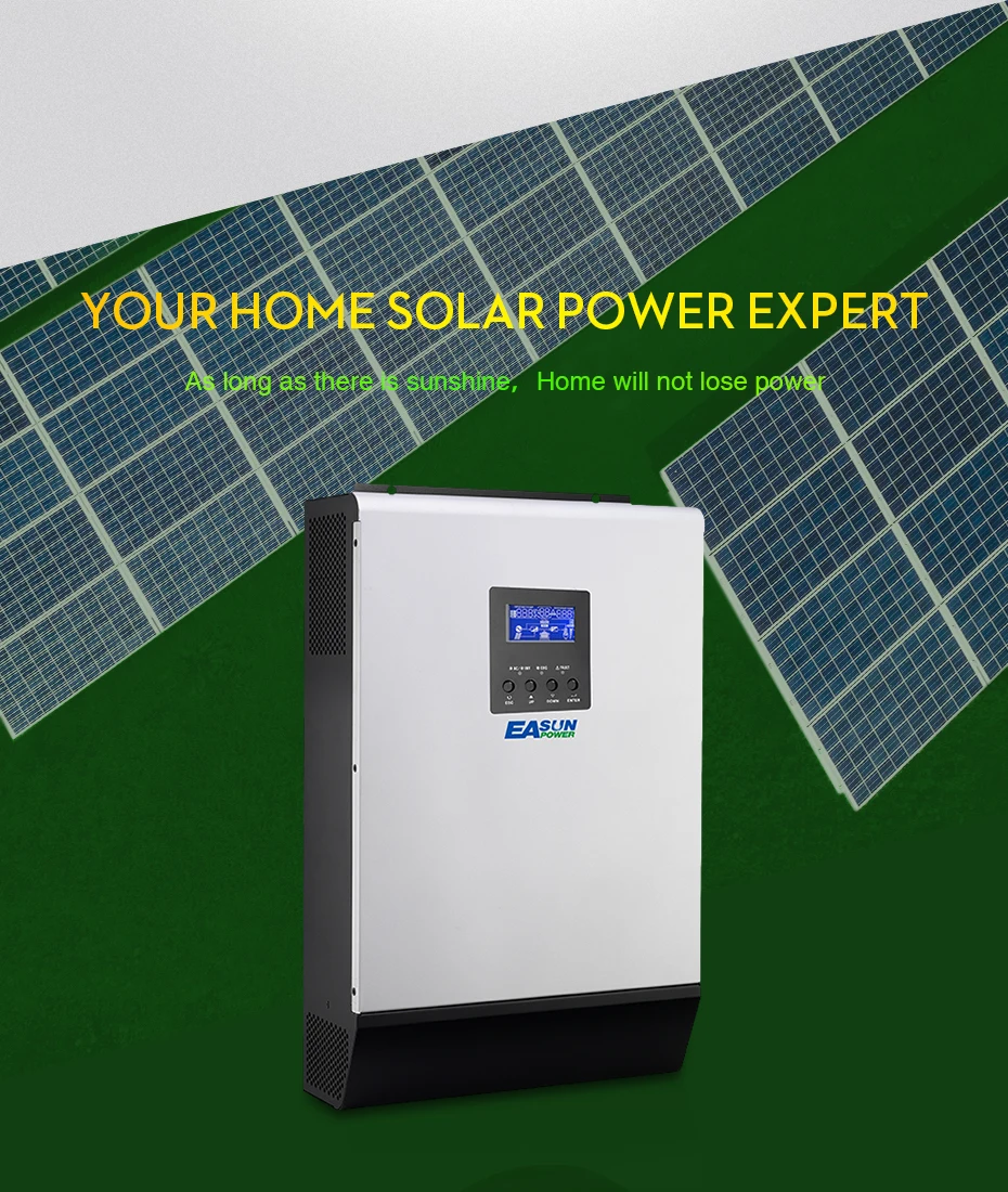 EASUN POWER Solar Inverter 5000W PWM Inverter 48V 220V Pure Sine Wave Inverter 5Kva 50HZ Off Grid Inverter 60A Battery Charger_03