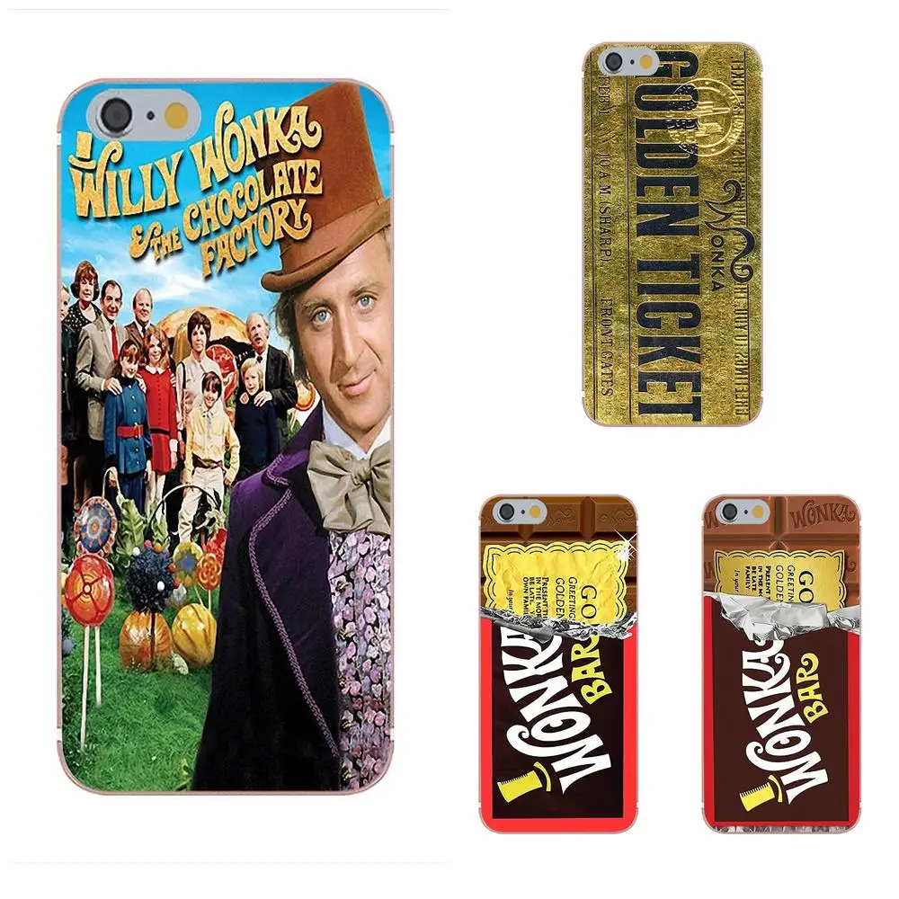 Oedmeb для iPhone 4S 5S 5C SE 6S 7 8 Plus X Galaxy Note 5 6 S9 + Grand Core Prime Alpha чехол Willy Wonka Золотой Тикет